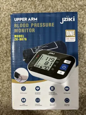 Zk-b876 Bp Automatic Arm Blood Pressure Monitor Digital Heart Rate Machine Model