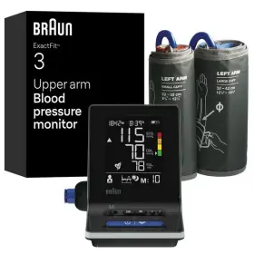 Bua6120us Braun Exactfit 3 Upper Arm Blood Pressure Monitor With 2 Cuff Sizes