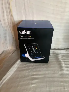 Exactfit3 Braun Bua6150 New Blood Pressure Monitor Upper Arm Heart Rate Tester Pulse