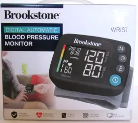 Bk8012-noc Brookstone Digital Automatic Blood Pressure Wrist Monitor New