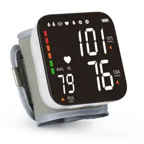 Btyolfup 769115851418 Blood Pressure Monitor Wrist Cuff Battery Powered Adjustable D