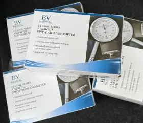20-207-184 Bv Medical Classic Series Aneroid Sphygmomanometer With Nylon Cuff New