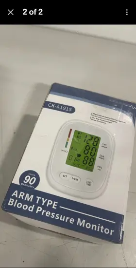 Calvin Klein Ck-a1915 Arm Type Nlood Pressure Monitor Model Screnparts In Original