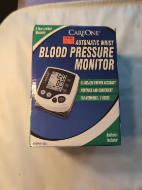 Care One 041520876287 Digital Blood Pressure Monitor Standard And Large Cuff. New In Box