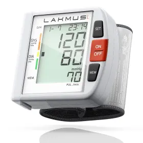 Pg-800a25 Care Touch Lakmus Digital Wrist Cuff Blood Pressure Monitor Led Display Date/time Memory