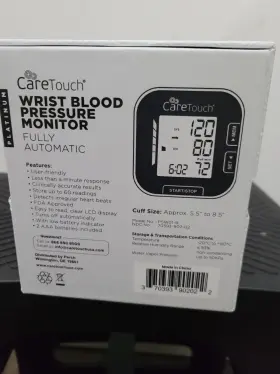 Psw01-b Care Touch Psw01b Caretouch Automatic Wrist Blood Pressure Monitor #2