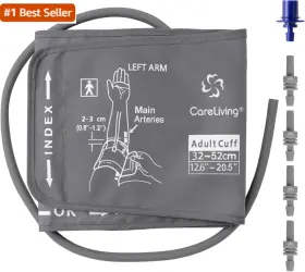 Careliving 705353730061 Xl Blood Pressure Cuff 12.6 Inch -20.5 Inches 32-52cm Adult Compatible With