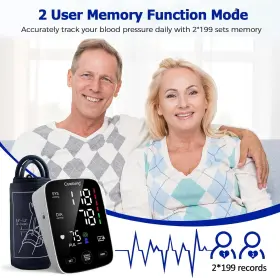 Careliving 744110246957 Blood Pressure Monitor Upper Arm Monitors For Home Use 2x199 Re #3