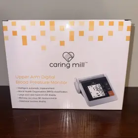 Caring Mill 810025921149 Newcaring Upper Arm Digital Blood Pressure Monitor Lcd Display Adjust. Cuff