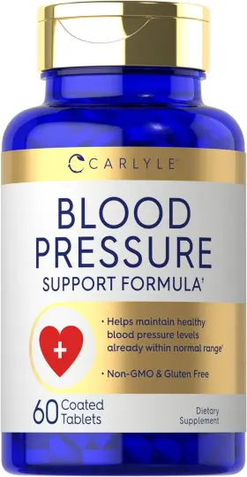 Cl4052 Carlyle Blood Pressure Supplements 60 Coated Tablets Support