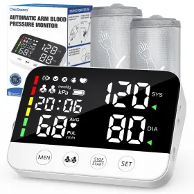 Ush0001 Chicdream Upper Arm Blood Pressure Monitors For Home Use With 6.14 Inch Led Displ