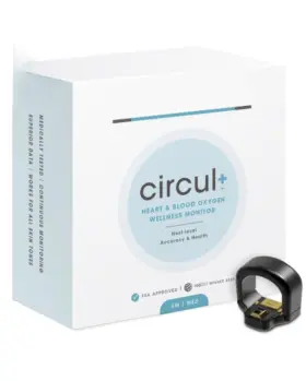 Circul 850033422023 Smart Ring - Heart And Blood Oxygen Wellness Monitoring Size Xl
