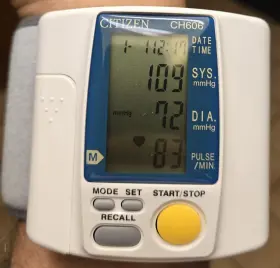 Ch606 Citizen Digital Wrist Blood Pressure Monitor