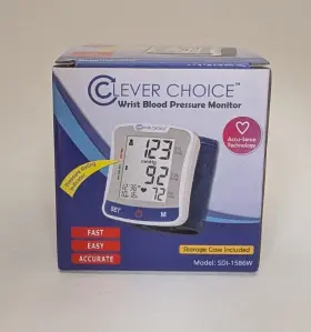 Clever Choice 898302140117 Wrist Blood Pressure Monitor
