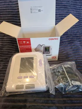 C0037xp61l Contec Electronic Sphygmomanometer 08a New In Box With 2.8 Lod Display #2