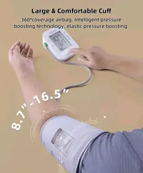 Cooceer 153756260236 Automatic Blood Pressure Monitor X8 Digital Machine White #2