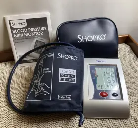 72-5021 Cord 72-524 Shopko Automatic Upper Arm Digital Blood Pressure Monitor Model In Bag
