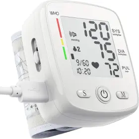 Coverich 739722975586 Blood Pressure Monitor Adjustable Wrist Cuff Digital Machine 2x90 Readings Vo