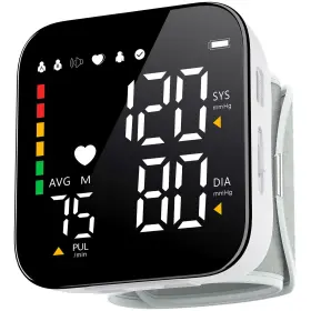 Coverich 739722975715 Blood Pressure Monitor Rechargeable Wrist Cuff Adjustable Digi