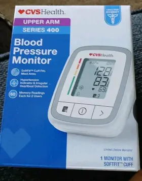 Cvs 050000961993 Health Series 400 Blood Pressure Monitor For Upper Arm - Extended Size Cuff