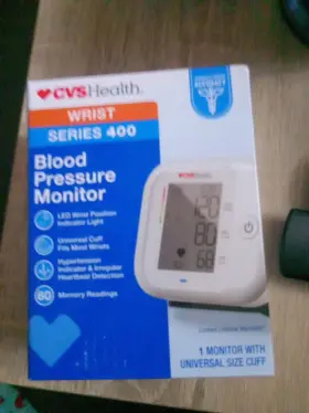 Cvs 050428280621 Health Wrist Series 400 W Blood Pressure Monitor Universal Size