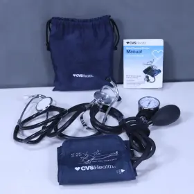 Cvs 050428333433 Health Manual Blood Pressure Monitor With Two Stethoscopes Medium Cuff