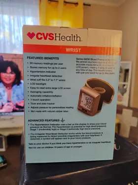 600w Cvs 050428398333 New Sealed Health Wrist Series Blood Pressure Monitor Retail 65 #3