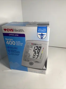Cvs 050428438268 Health Upper Arm Series 400 Digital Blood Pressure Monitor Softfit Cuff Read #2