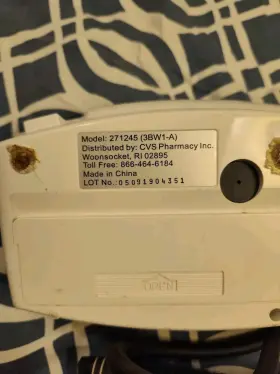 271245 Cvs Blood Pressure Machine Model# Adult Cuff Working #3