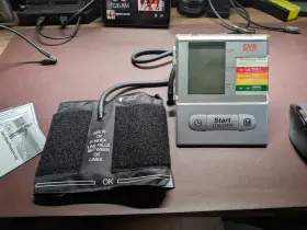 3md1-cvs Cvs Pharmacy Automatic Blood Pressure Monitor Upper Arm Cuff Open Box Unused