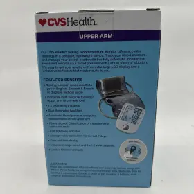 V-15367 Cvs 420527 Health Upper Arm Talking Blood Pressure Monitor - New Sealed #3