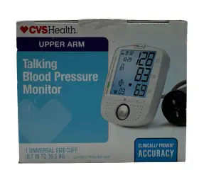 V-15367 Cvs 420527 Health Upper Arm Talking Blood Pressure Monitor - New Sealed