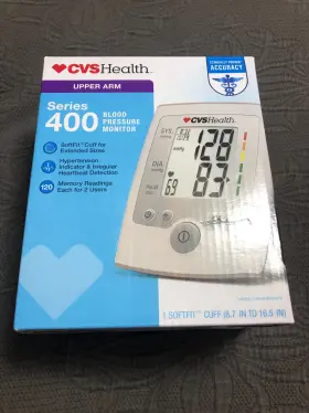 Bp3mv1-3xcvs Cvs Health Upper Arm Series 600 Electronic Blood Pressure Monitor Digital Cuff