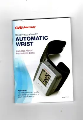 M010100 Cvs/pharmacy Digital Lcd Automatic Wrist Blood Pressure And Pulse Monitor 4 Person Memory #3