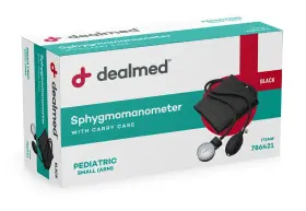 Dealmed 817415023148 Professional Aneroid Sphygmomanometer Inch Pediatric - Manual Arm Blood