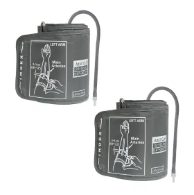 2pcs-01 Dedoda 2 Pack Quality Replacement Blood Pressure Extra Large Cuff