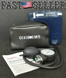 143401 Deluxe Dixie Ems Aneroid Sphygmomanometer Blood Pressure Cuff
