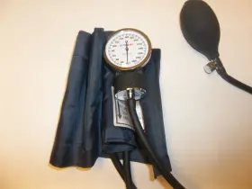 143401bk Deluxe Dixie Ems Aneroid Sphygmomanometer Blood Pressure Cuff - Black #2