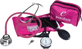 Dixie Ems 313115017000 Aneroid Sphygmomanometer And Dual Head Stethoscope Set With Adult Siz