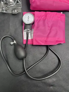 Dixie Ems 700220133808 Bp Cuff Blood Pressure Kit With Seperate Dual Head Used #2