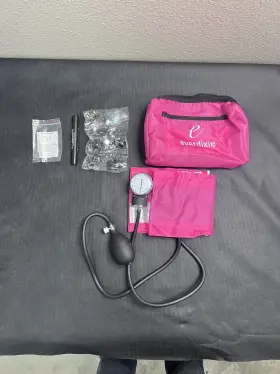 Dixie Ems 700220133808 Bp Cuff Blood Pressure Kit With Seperate Dual Head Used