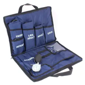 Dixie Ems 709112438687 Aneroid Sphygmomanometer Kit Manual Blood Pressure Monitor Set With 5 Cuffs