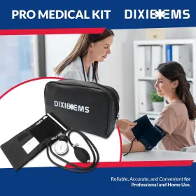 Bd16709 Dixie Ems Deluxe Aneroid Sphygmomanometer Blood Pressure Set With Adult Cuff Carrying Case #2