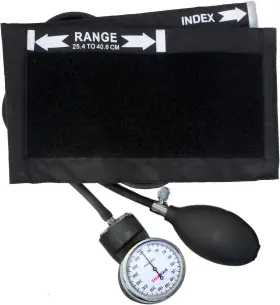 Bd16709 Dixie Ems Deluxe Aneroid Sphygmomanometer Blood Pressure Set With Adult Cuff Carrying Case