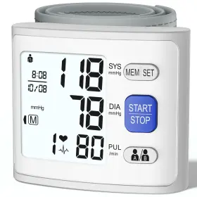 Double Love 707630464966 Wrist Blood Pressure Monitor Lcd Display Adjustable Cuf