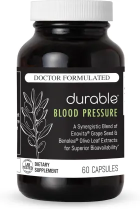 Durable 445010270204 Blood Pressure Benolea Olive Leaf And Enovita Grape Seed Extract Healt