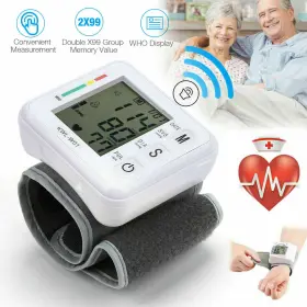 Ebl 714453675301 Automatic Lcd Digital Wrist Blood Pressure Monitor Bp Cuff Gauge Machine Tester