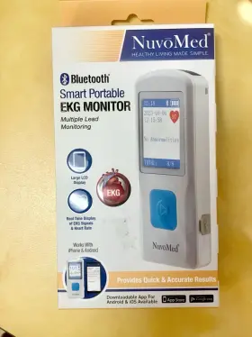 Ecg60153 Ekg Nuvomed Smart Portable Monitor -bluetooth - New In Box