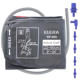 54003015 Elera Extra Large Blood Pressure Cuff 9 Inch -24 22-60cm - Xl Replacement Bp