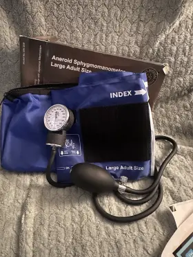 Ebl-219 Elite Medical Instruments Large Blood Pressure Cuff New In Box With Carrying Case
